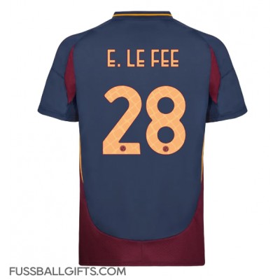AS Roma Enzo Le Fee #28 Fußballbekleidung 3rd trikot 2024-25 Kurzarm AS Roma Enzo Le Fee #28 Fußballbekleidung 3rd trikot 2024-25 Kurzarm